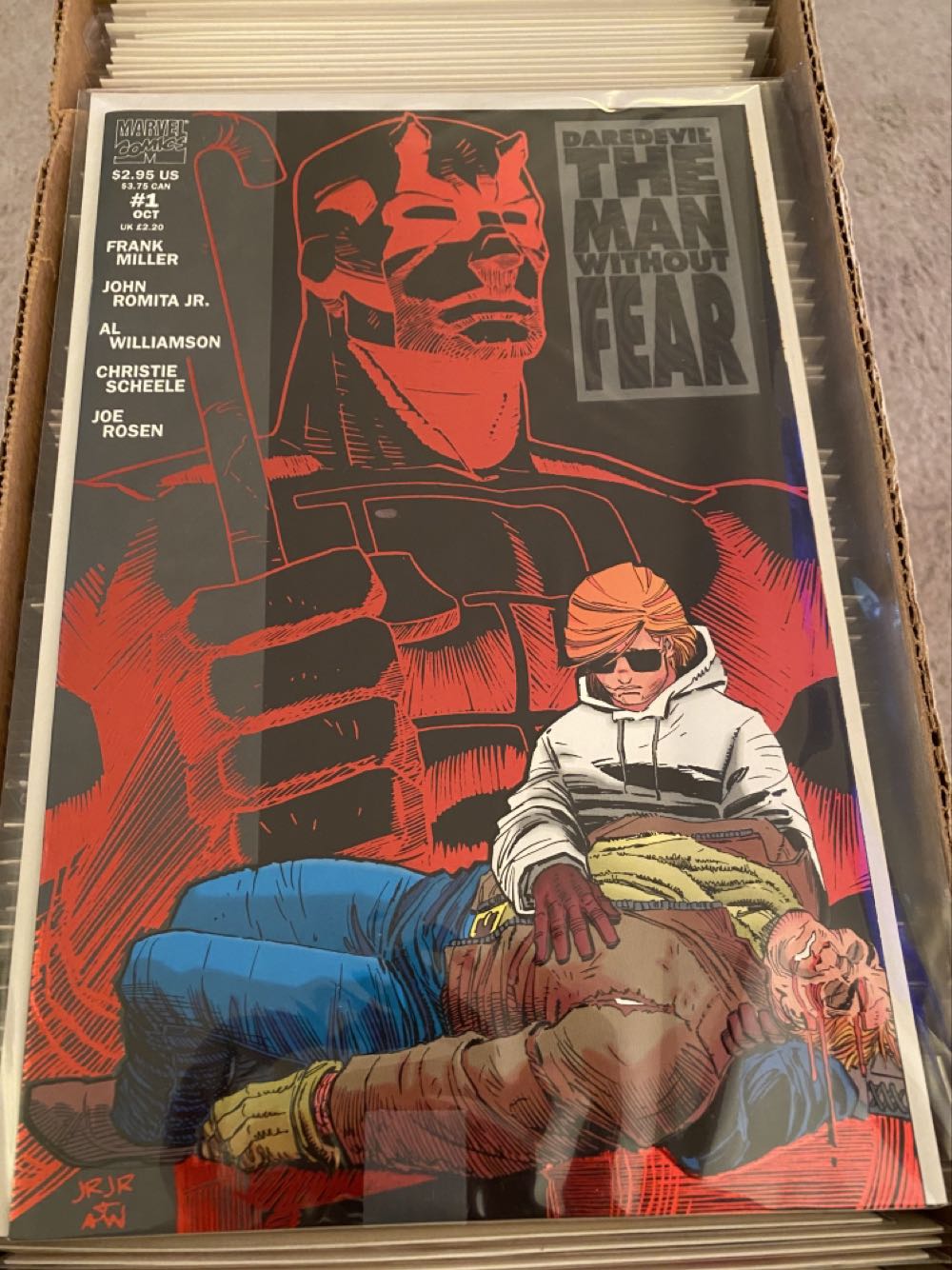 Daredevil The Man Without Fear - Marvel Comics (1 - Oct 1993) comic book collectible [Barcode 071486025764] - Main Image 2
