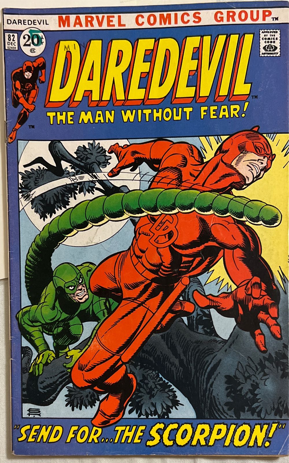 Daredevil The Man Without Fear - Marvel Comics Group (82 - Dec 1971) comic book collectible [Barcode 071486024590] - Main Image 3