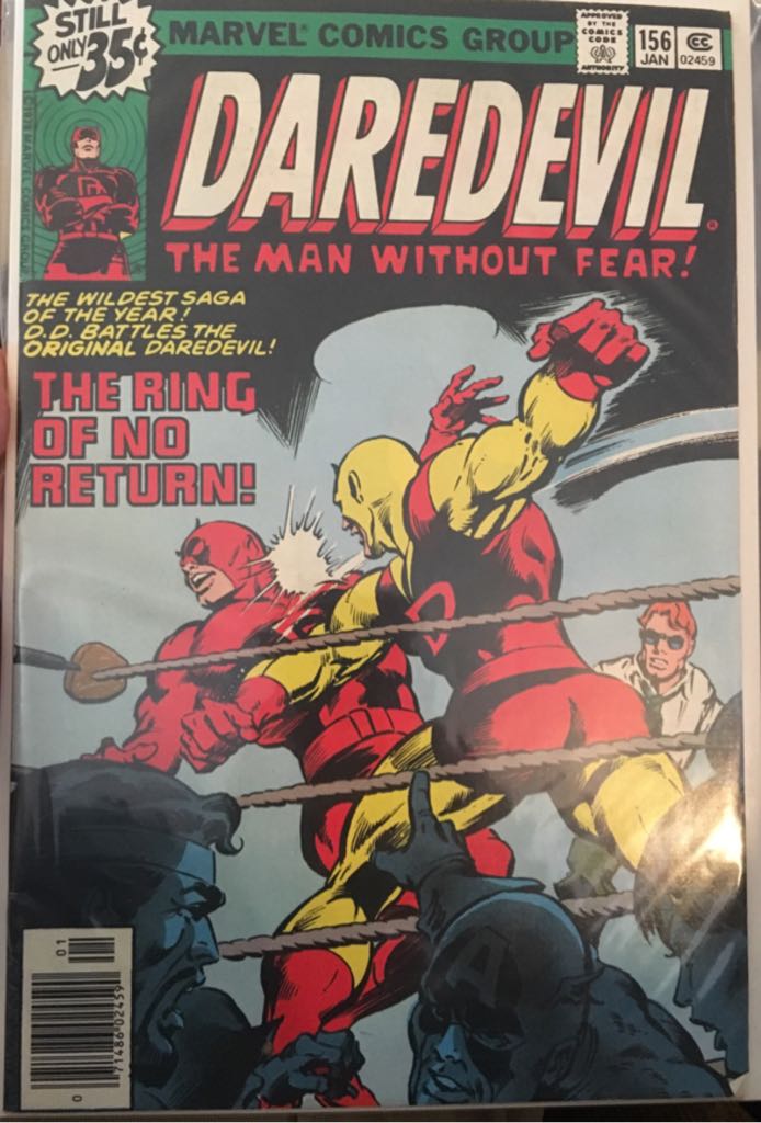 Daredevil (1st Series) - Marvel Comics (156 - Jan 1979) comic book collectible [Barcode 07148602459001] - Main Image 2