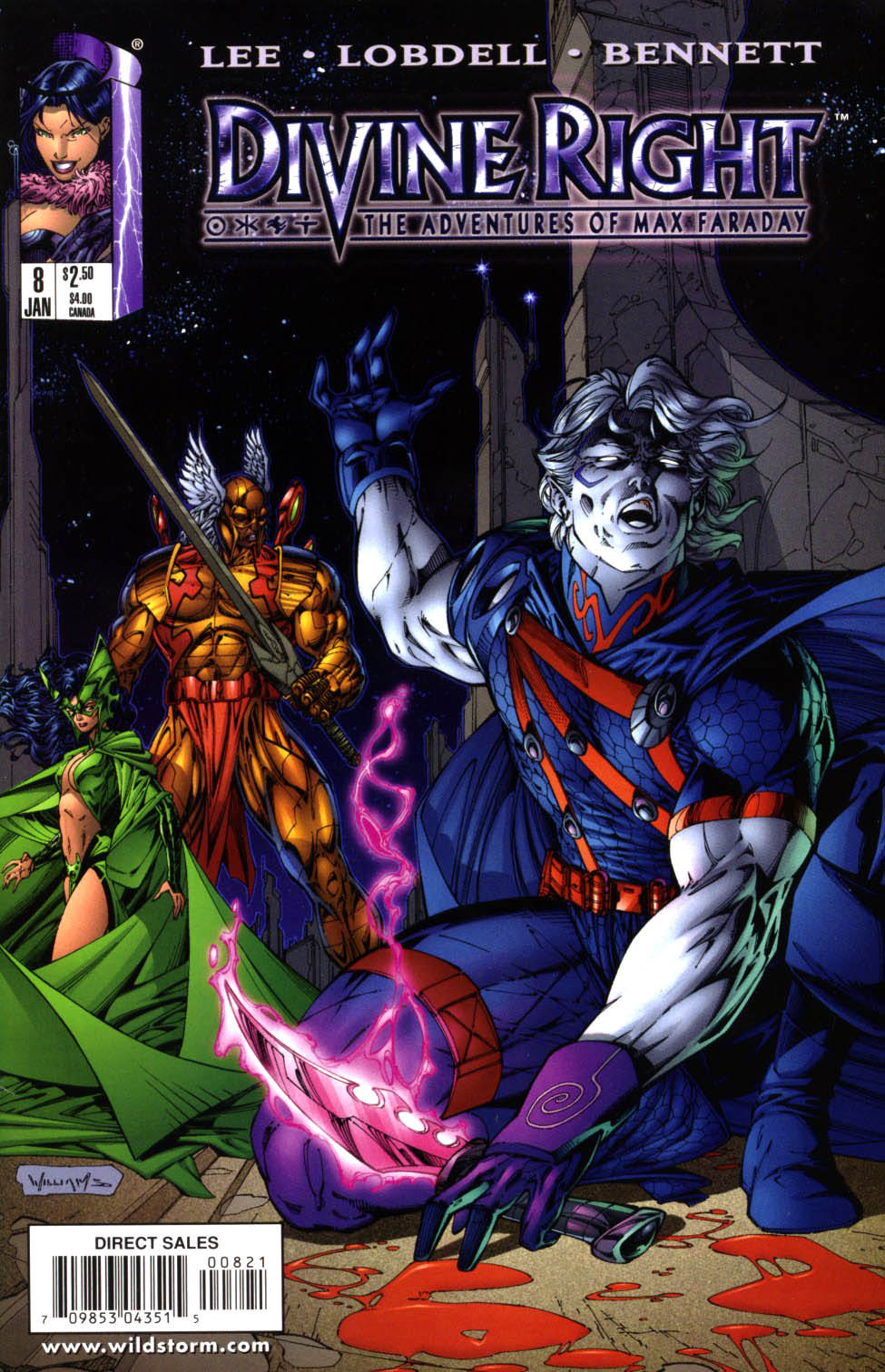 Divine Right (vol.1) - Image Comics/Wildstorm Productions (2 - Oct 1997) comic book collectible [Barcode 709853043515] - Main Image 4