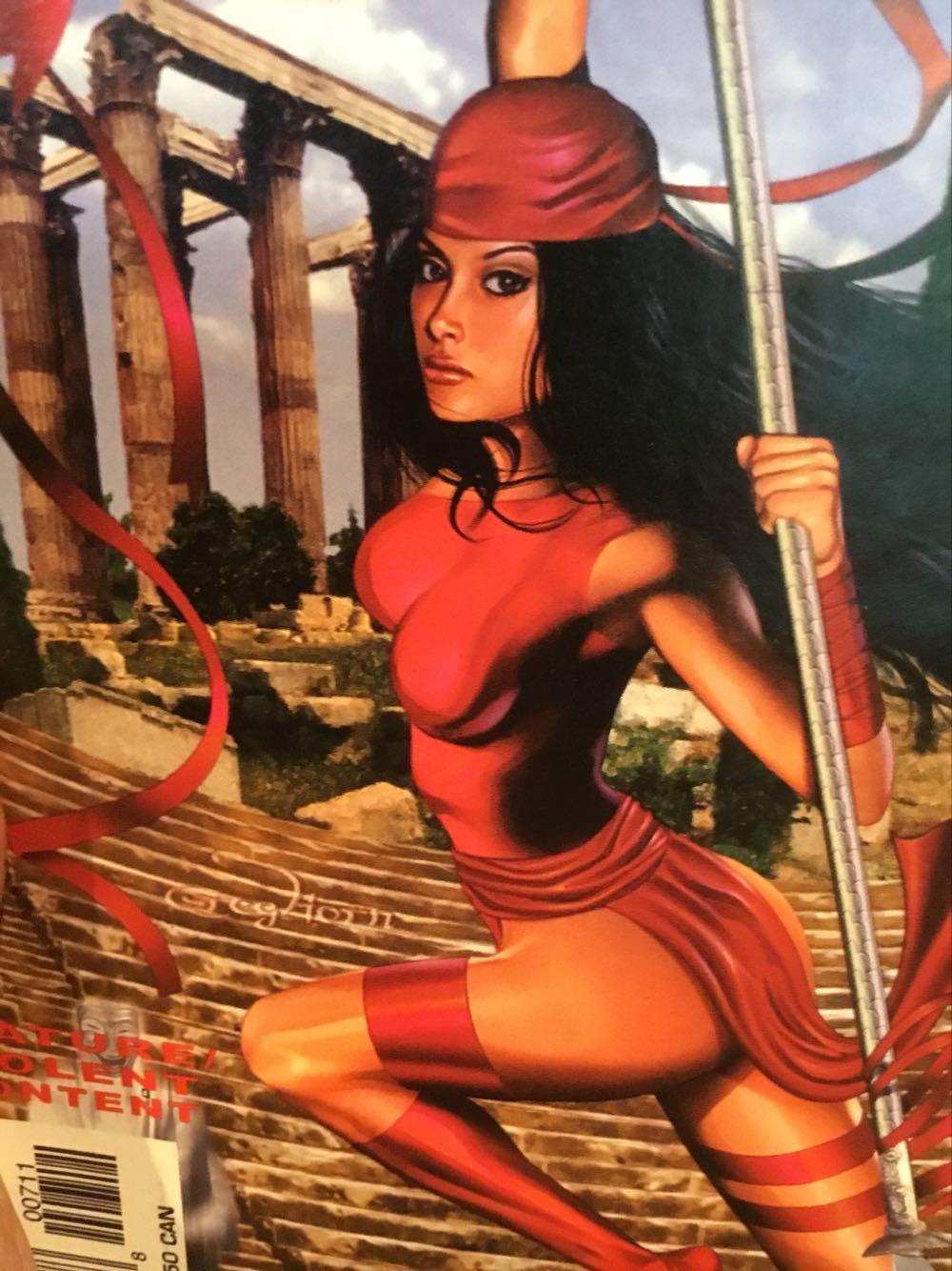 Elektra - Marvel Comics (7 - Mar 2002) comic book collectible [Barcode 759606051328] - Main Image 2