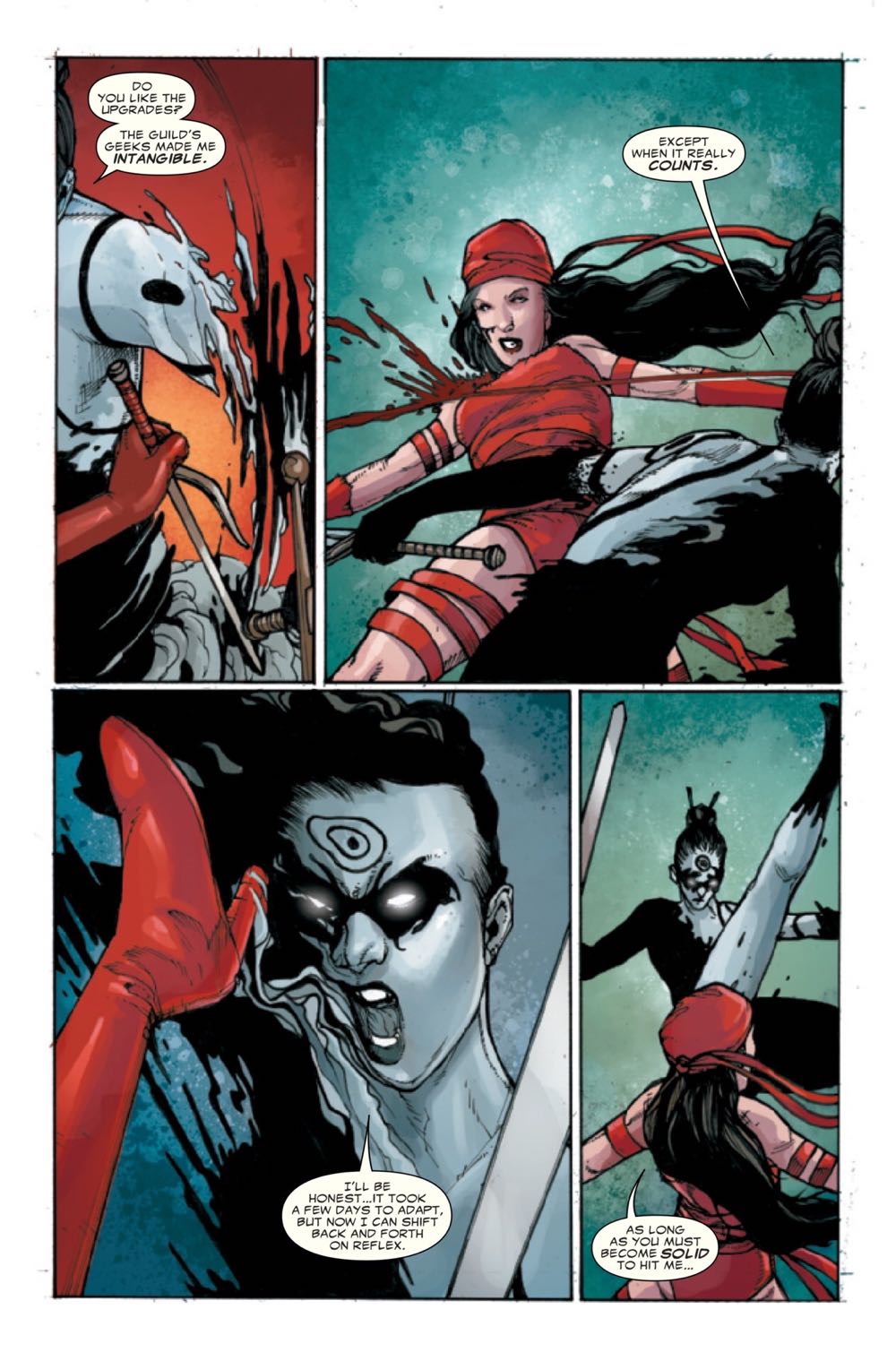 Elektra - Marvel Comics (7 - Mar 2002) comic book collectible [Barcode 759606051328] - Main Image 4