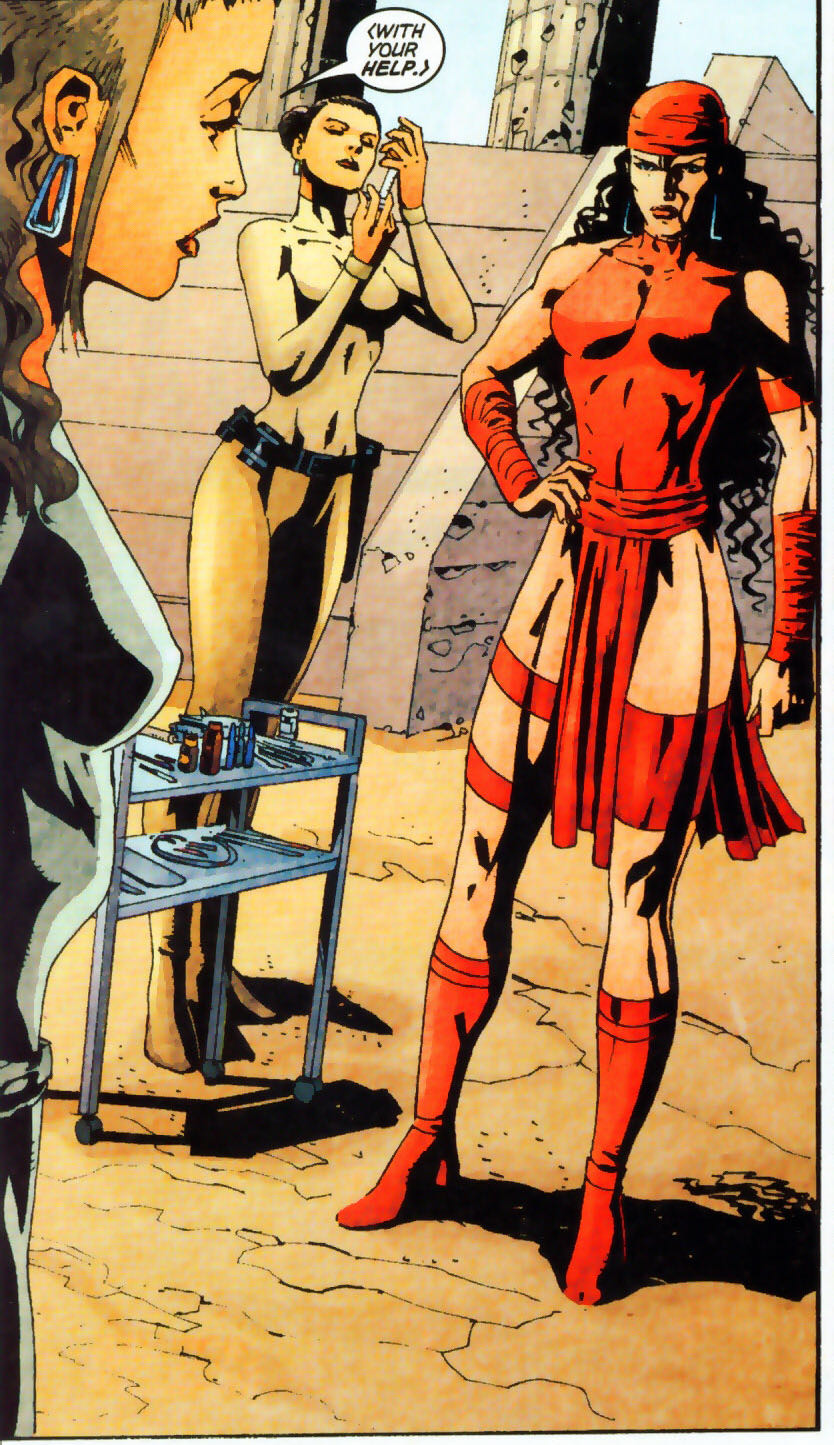 Elektra - Marvel Comics (9 - May 2002) comic book collectible [Barcode 759606067213] - Main Image 3