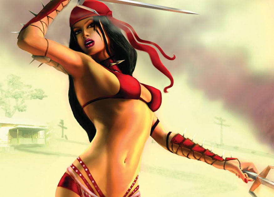 Elektra - Marvel Comics (10 - Jul 2002) comic book collectible [Barcode 759606051328] - Main Image 3