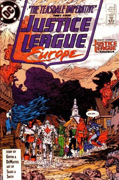 Justice League Europe - DC Comics (8 - 11/1989) comic book collectible - Main Image 1