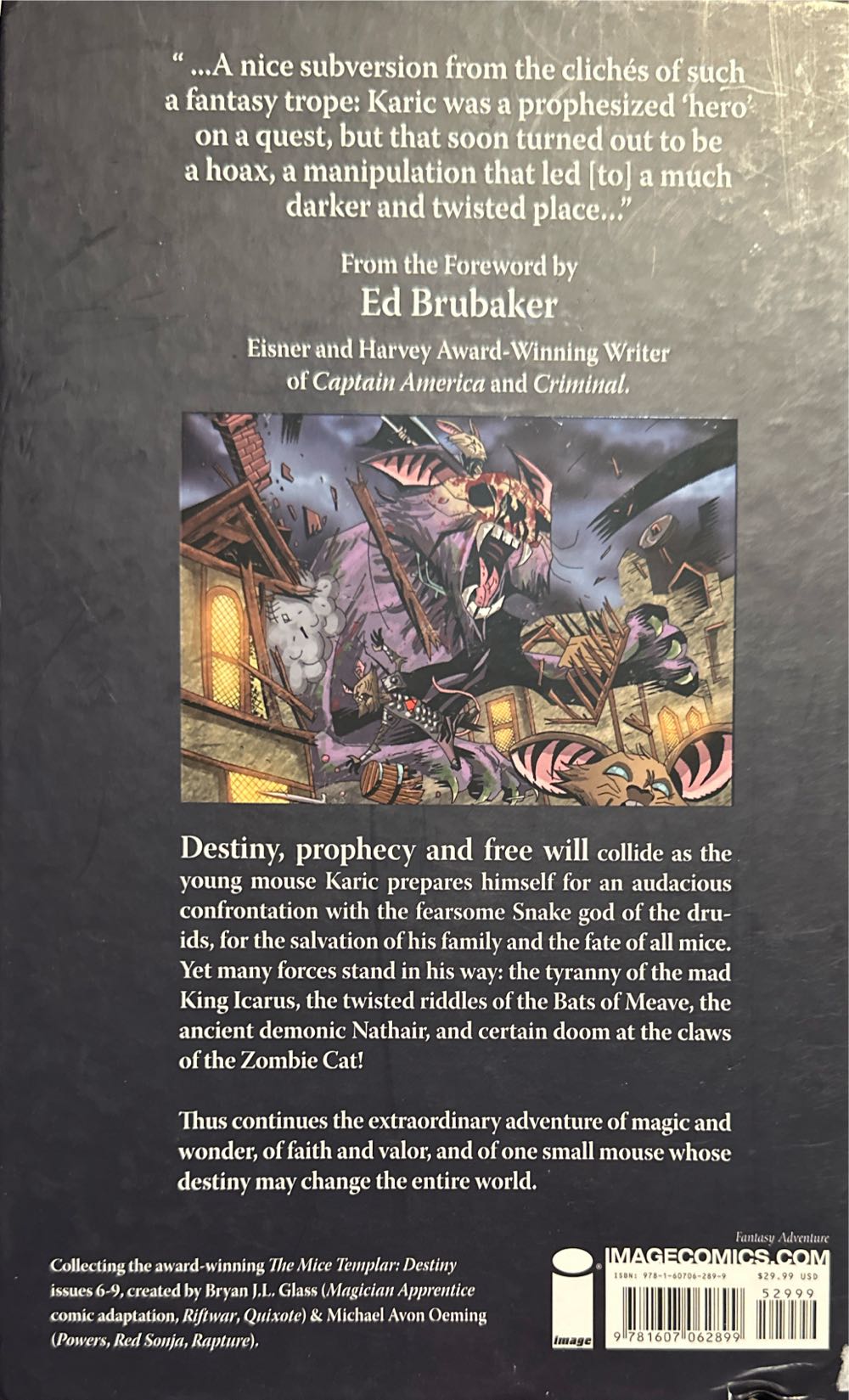 Mice Templar : Volume II Destiny Part II - Image (6-9 - 06/2010) comic book collectible [Barcode 9781607062899] - Main Image 2