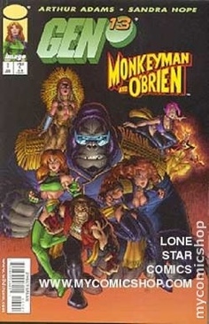 Gen 13 Monkeyman And O’Brien - Image Comics (1 - Jun 1998) comic book collectible [Barcode 709853046011] - Main Image 1