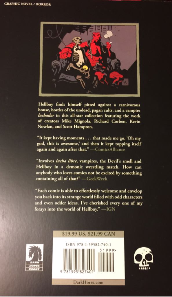 Hellboy 11: The Bride Of Hell And Others - Dark Horse Books (11) comic book collectible [Barcode 9781595827401] - Main Image 2
