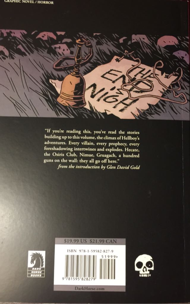 Hellboy 12: The Storm And The Fury - Dark Horse (12) comic book collectible [Barcode 9781595828279] - Main Image 2