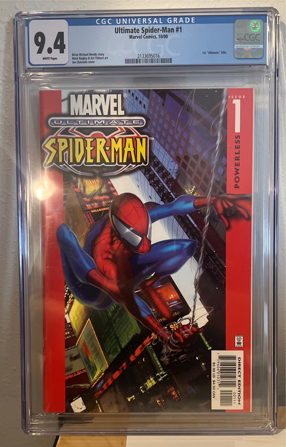 Ultimate Spider-Man - Marvel Comics (1 - Oct 2000) comic book collectible [Barcode 75960605031400111] - Main Image 2