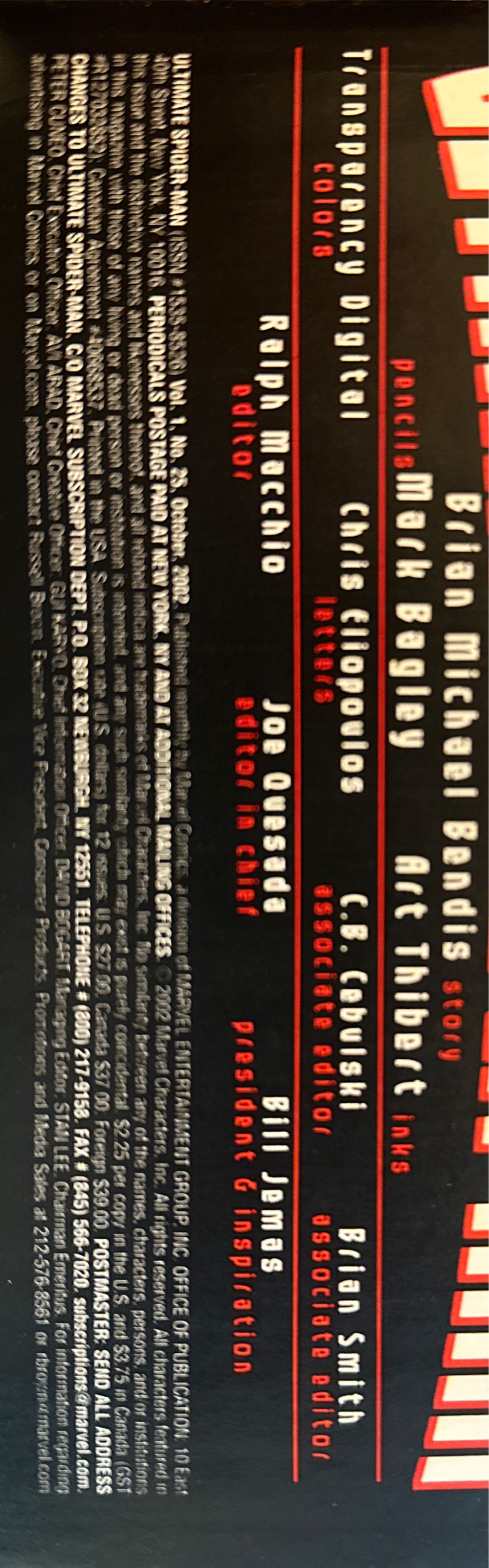 Ultimate Spider-Man - Marvel Comics (25 - Oct 2002) comic book collectible [Barcode 75960605031402511] - Main Image 3