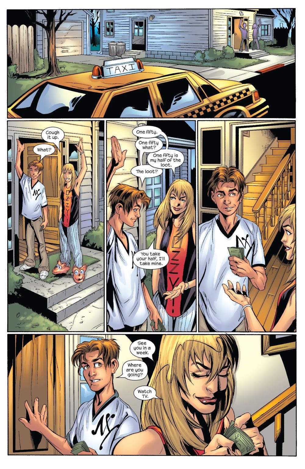 Ultimate Spider-Man - Marvel Comics (54 - May 2004) comic book collectible [Barcode 75960605031405411] - Main Image 2