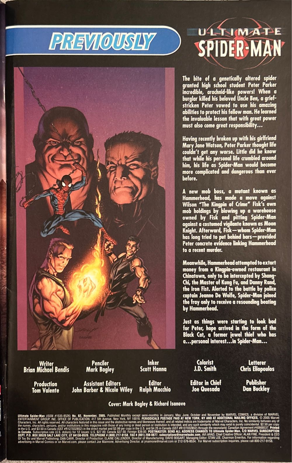 Ultimate Spider-Man - Marvel (82 - Nov 2005) comic book collectible [Barcode 75960605031408211] - Main Image 3