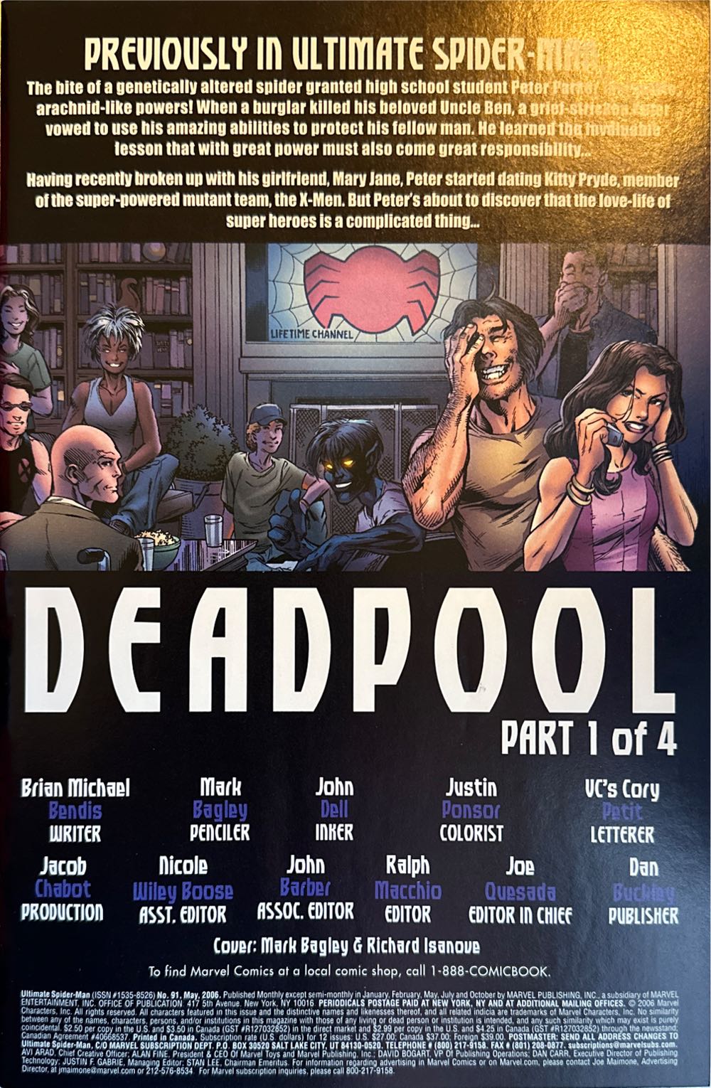 Ultimate Spider-Man - Marvel (91 - May 2006) comic book collectible [Barcode 75960605031409111] - Main Image 2