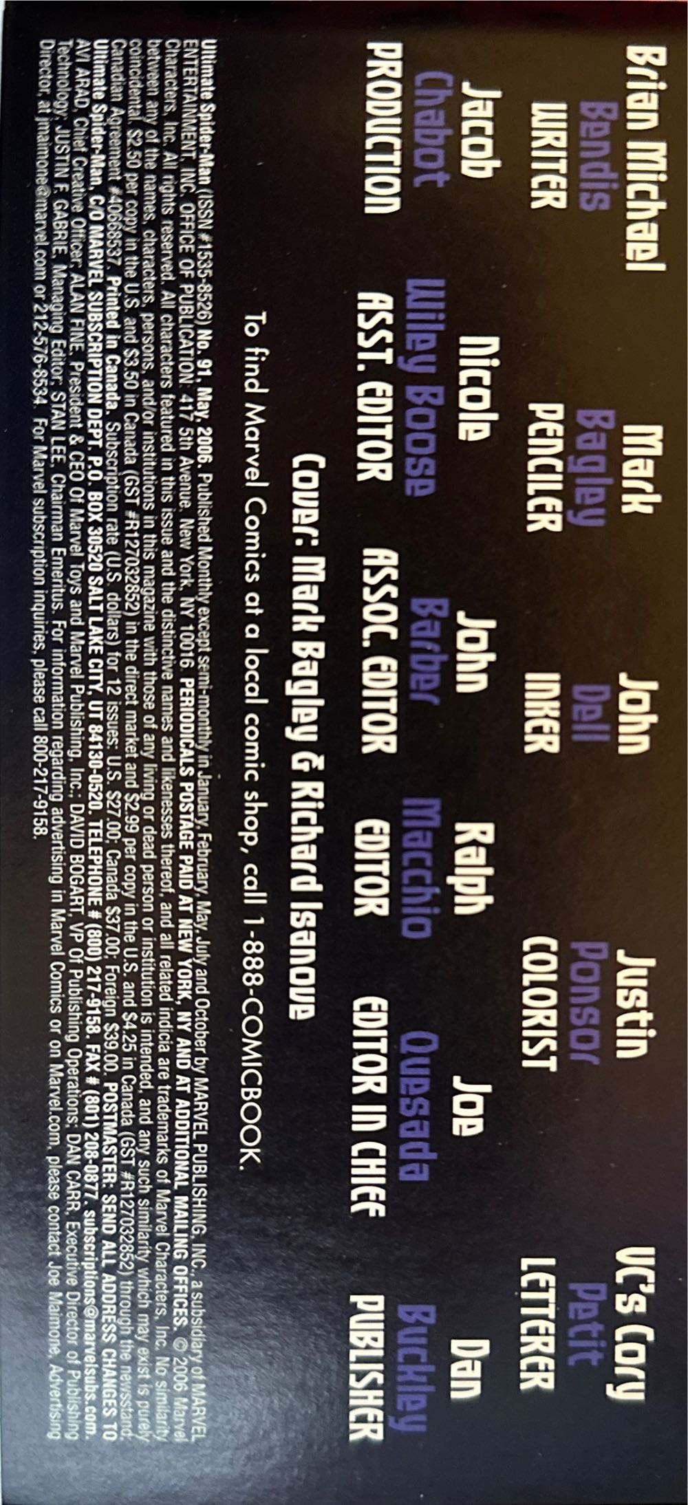 Ultimate Spider-Man - Marvel (91 - May 2006) comic book collectible [Barcode 75960605031409111] - Main Image 3