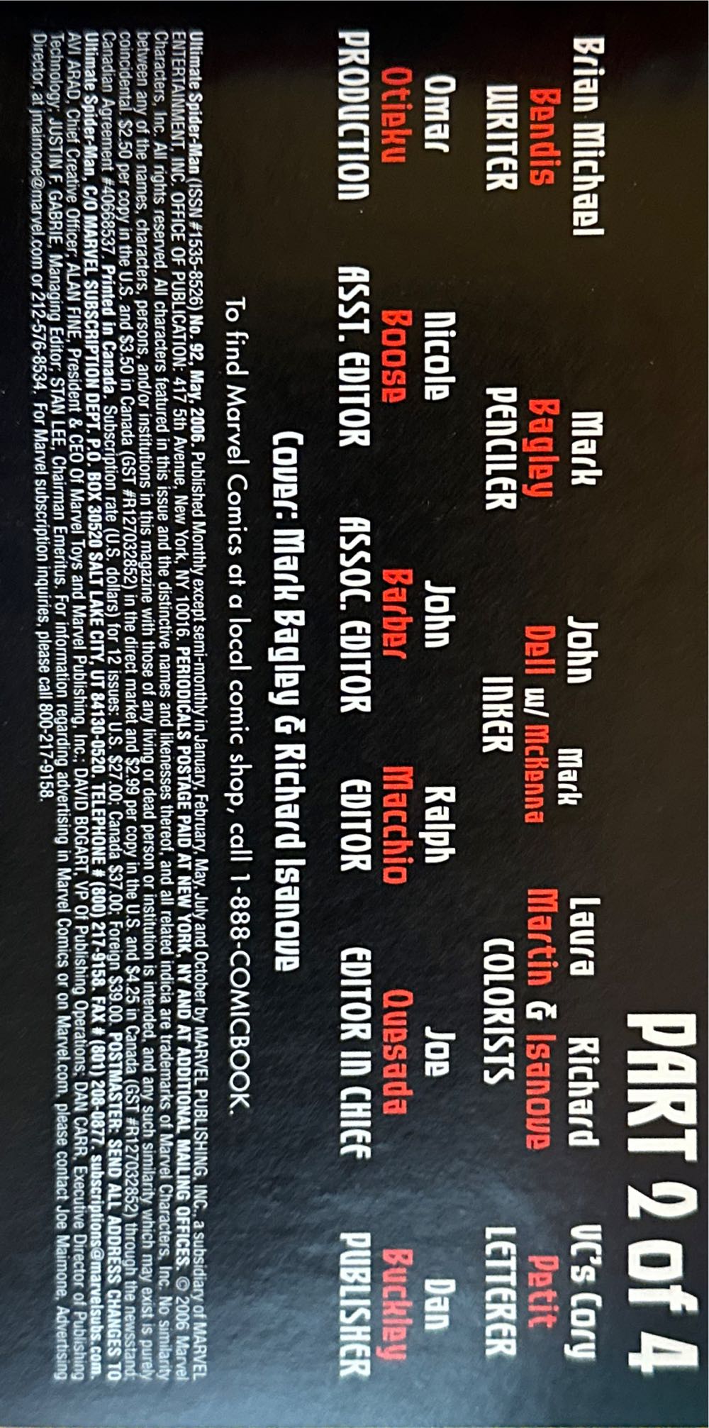 Ultimate Spider-Man - Marvel Comics (92 - May 2006) comic book collectible [Barcode 75960605031409211] - Main Image 3