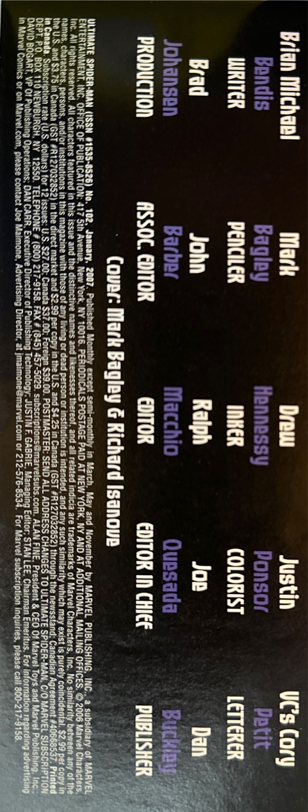 Ultimate Spider-Man - Marvel Comics (102 - Jan 2007) comic book collectible [Barcode 75960605031410211] - Main Image 3