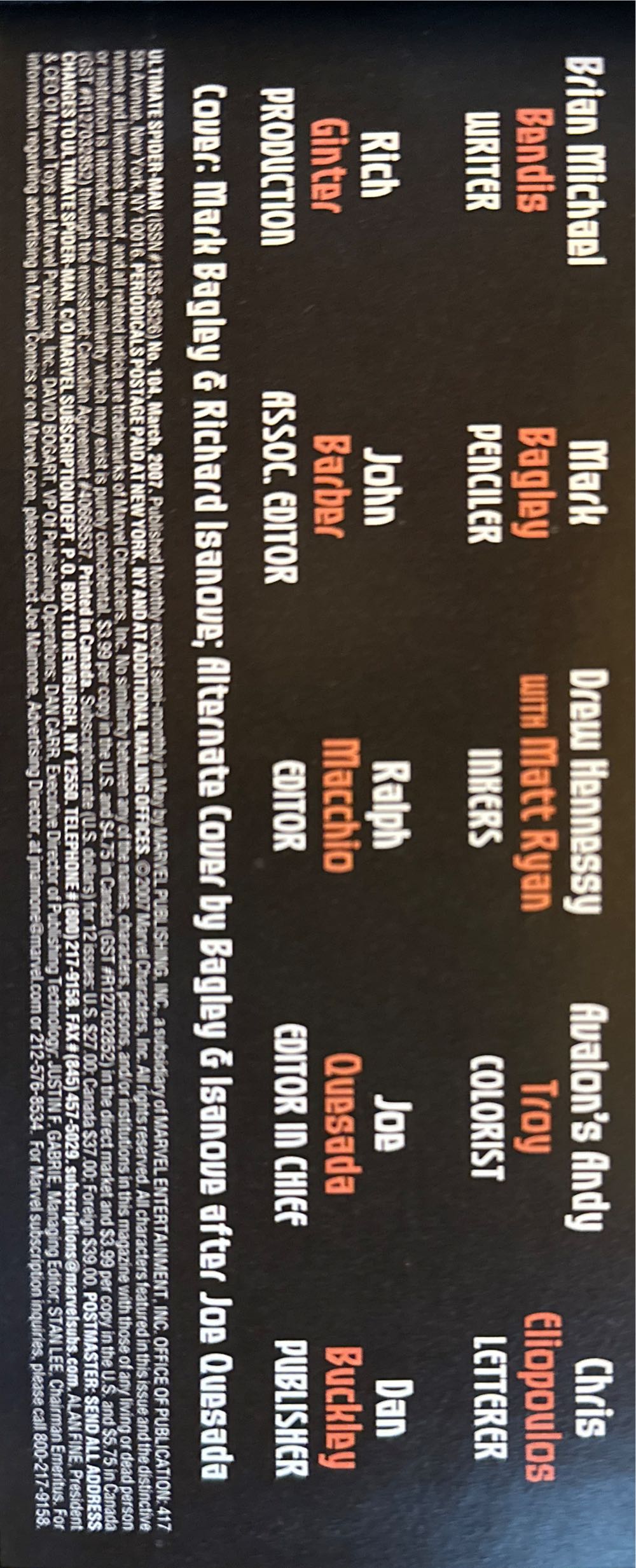 Ultimate Spider-Man - Marvel Comics (104 - Mar 2007) comic book collectible [Barcode 75960605031410411] - Main Image 3