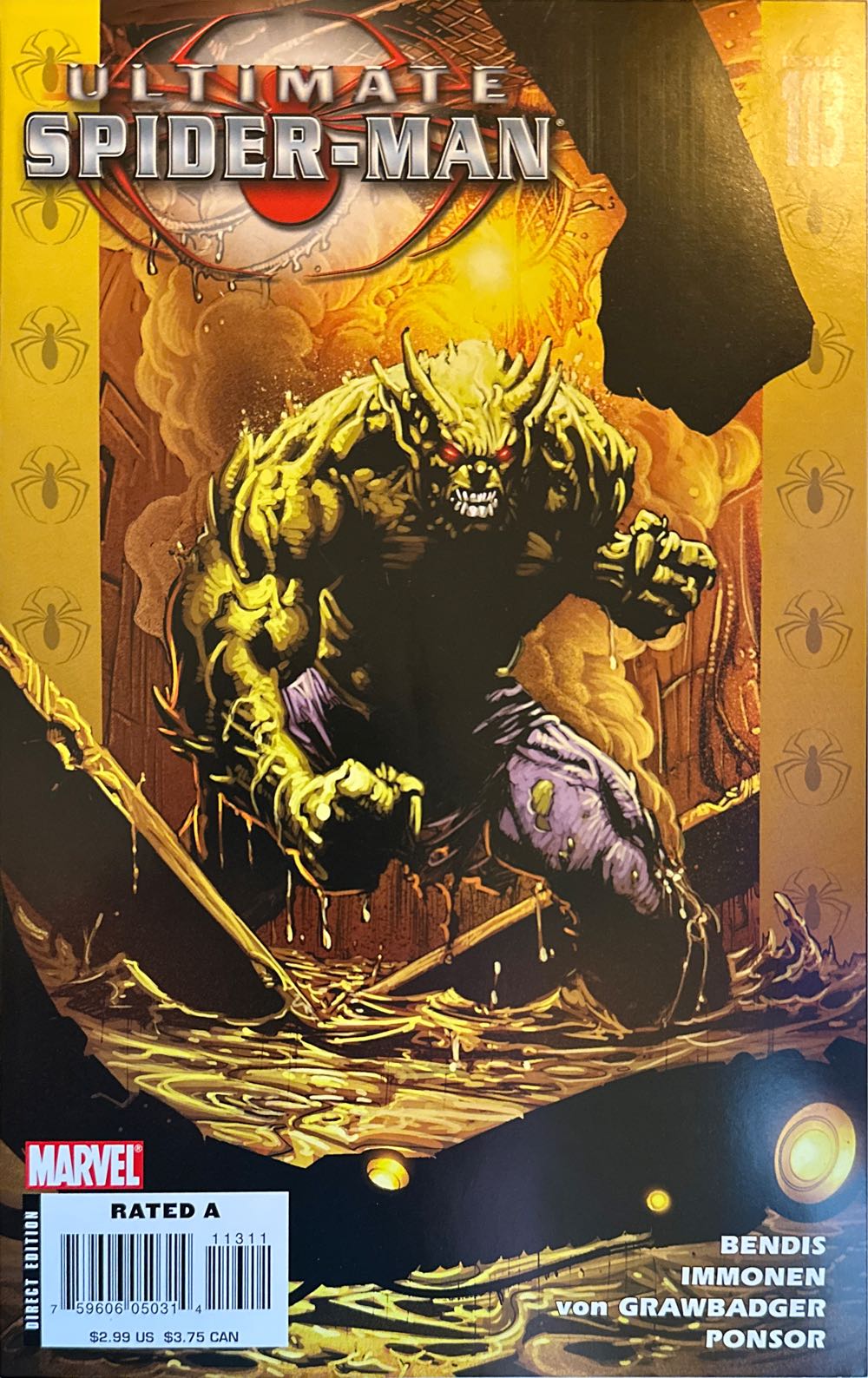 Ultimate Spider-Man - Marvel Comics (113 - Nov 2007) comic book collectible [Barcode 75960605031411311] - Main Image 2