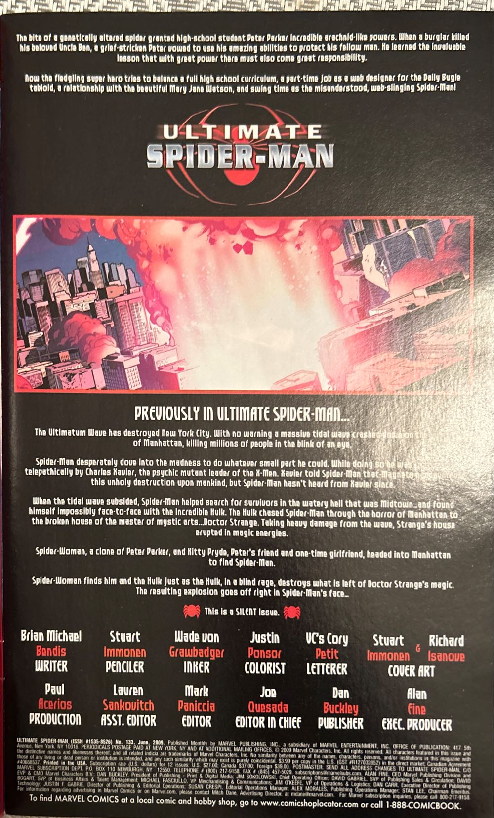 Ultimate Spider-Man - Marvel (133 - Jun 2009) comic book collectible [Barcode 75960605031413311] - Main Image 3