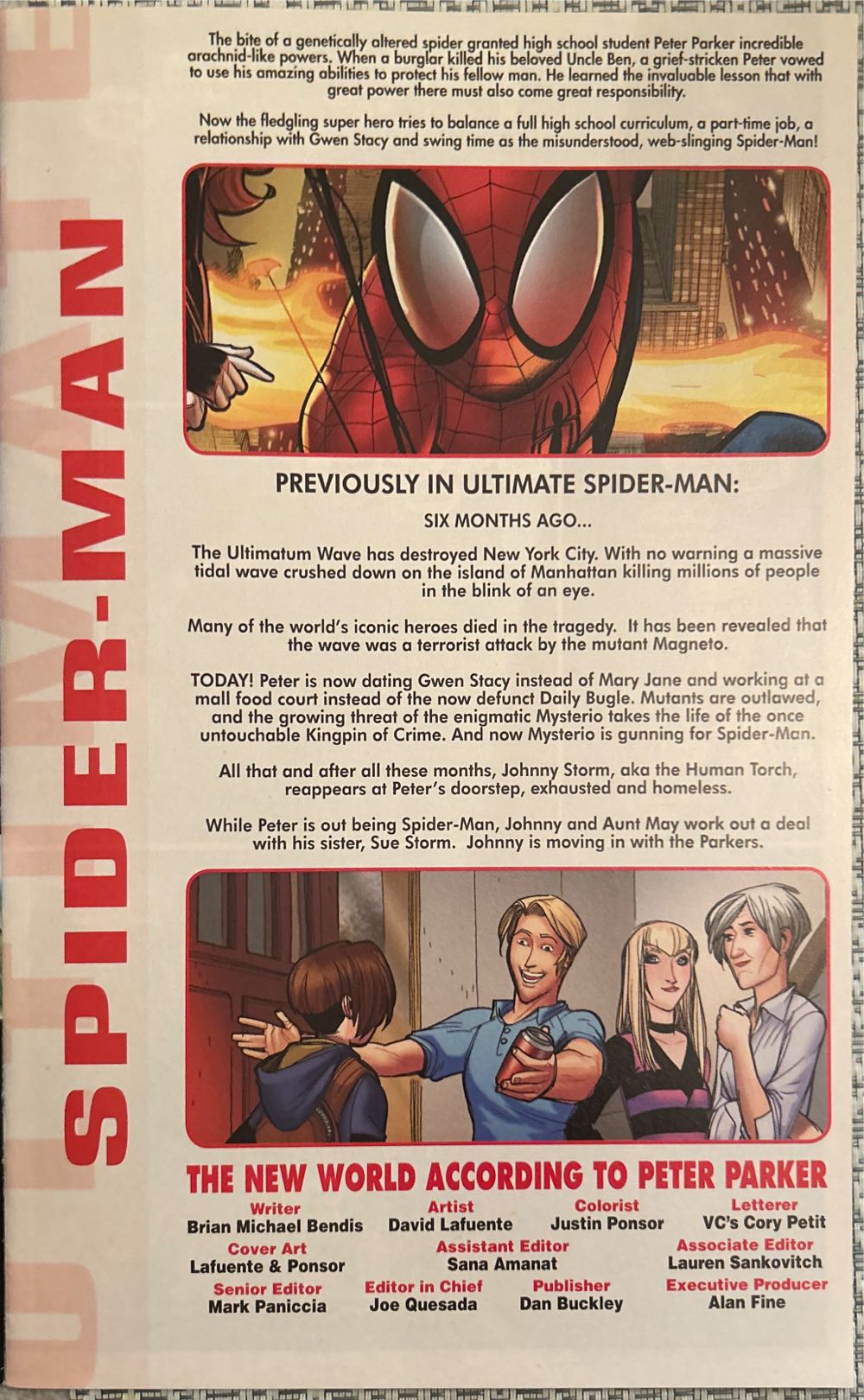 Ultimate Spider-Man - Marvel Comics (138 - Jan 2010) comic book collectible [Barcode 75960606789300411] - Main Image 3