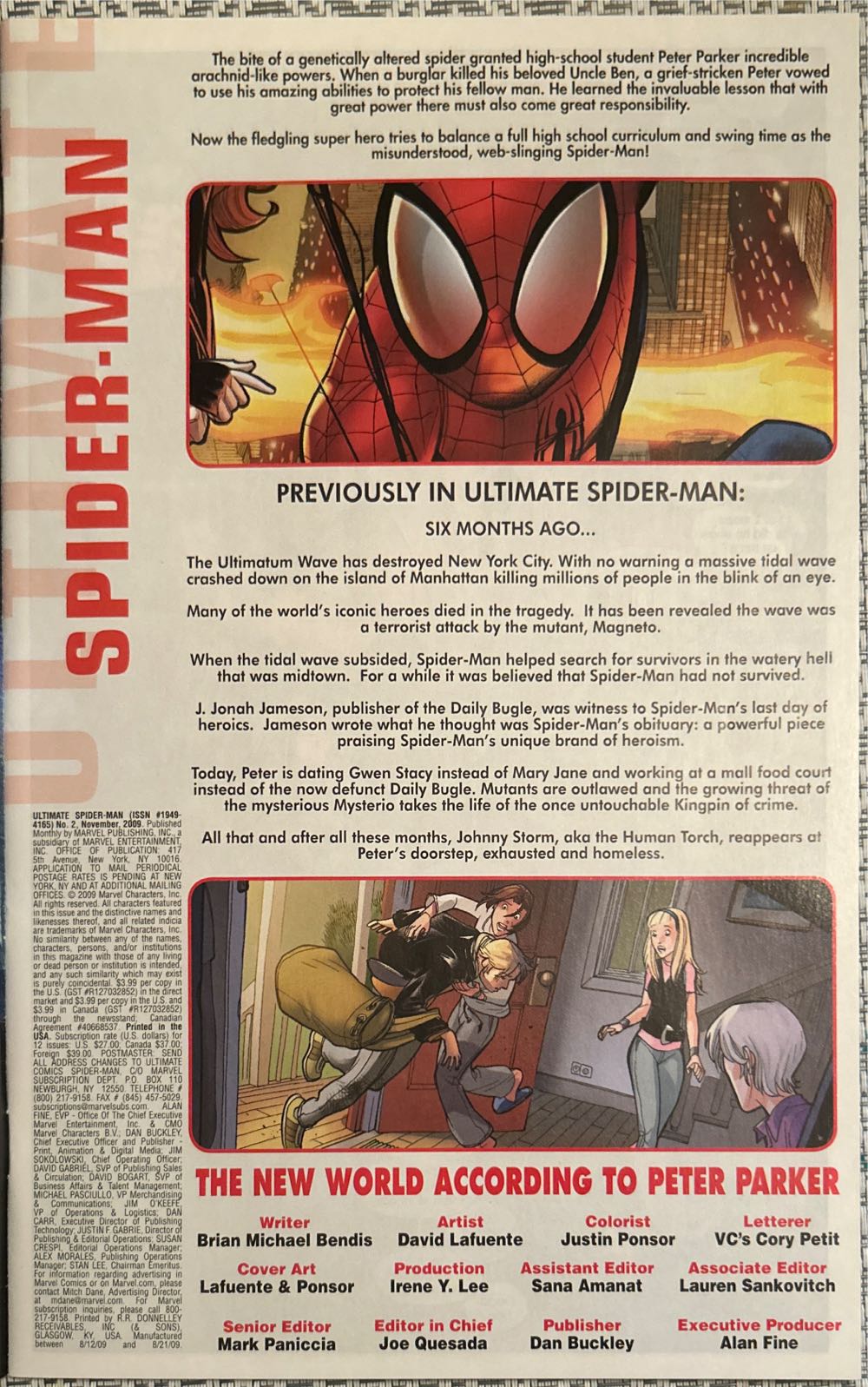 Ultimate Spider-Man Vol. 2 - Marvel Comics (2 - Nov 2009) comic book collectible [Barcode 75960606789300211] - Main Image 3