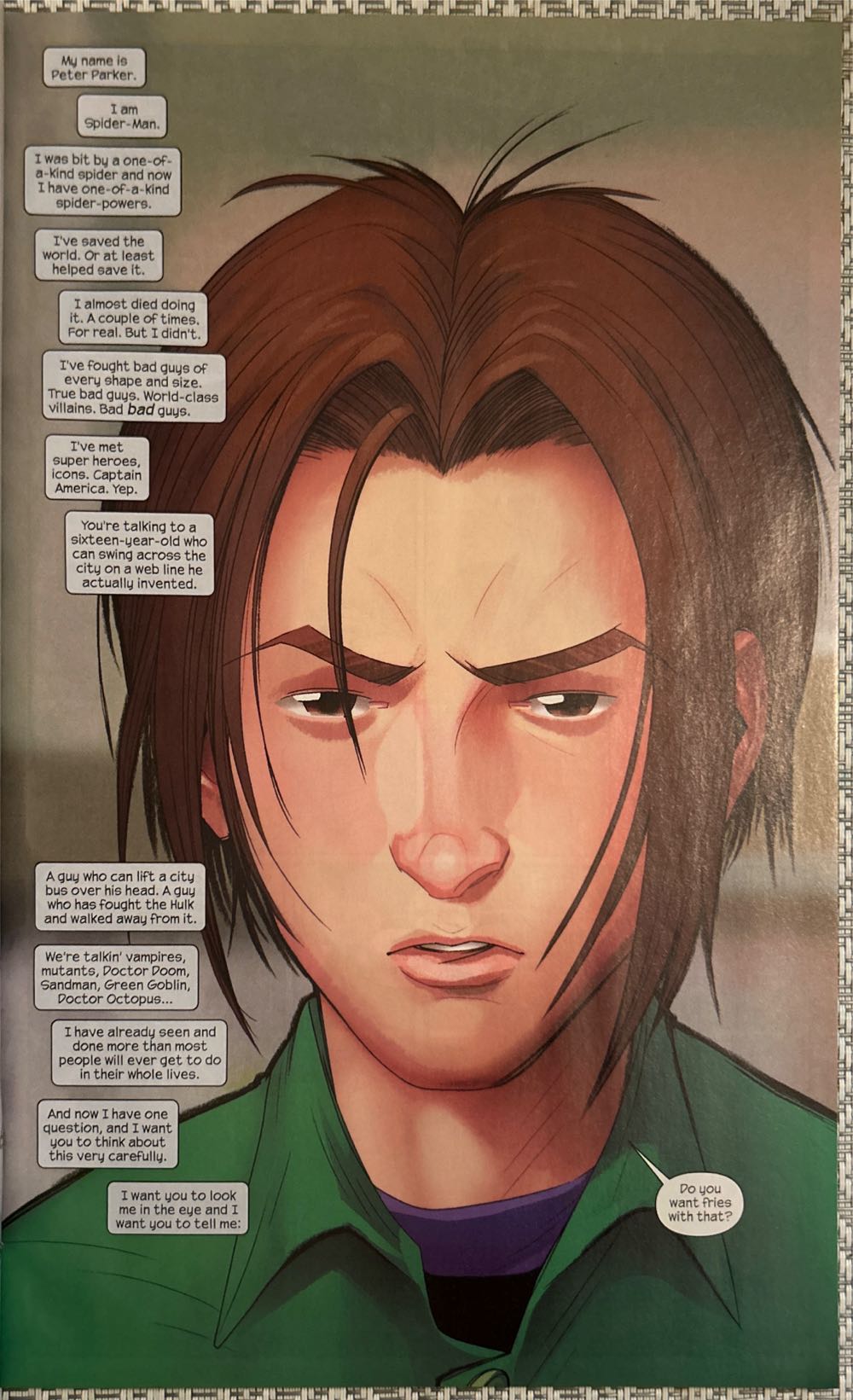 Ultimate Spider-Man (143) - Marvel Comics (1 - Oct 2009) comic book collectible [Barcode 75960606789300121] - Main Image 3