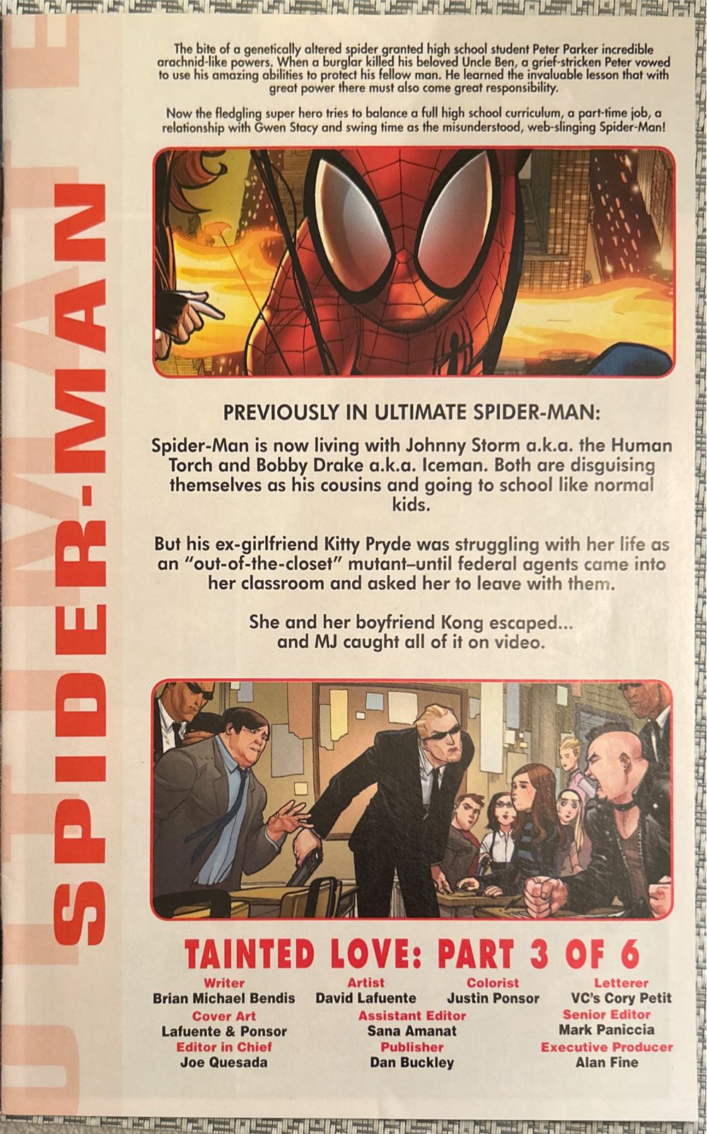 Ultimate Spider-Man - Marvel Comics (145 - Aug 2010) comic book collectible [Barcode 75960606789301111] - Main Image 3