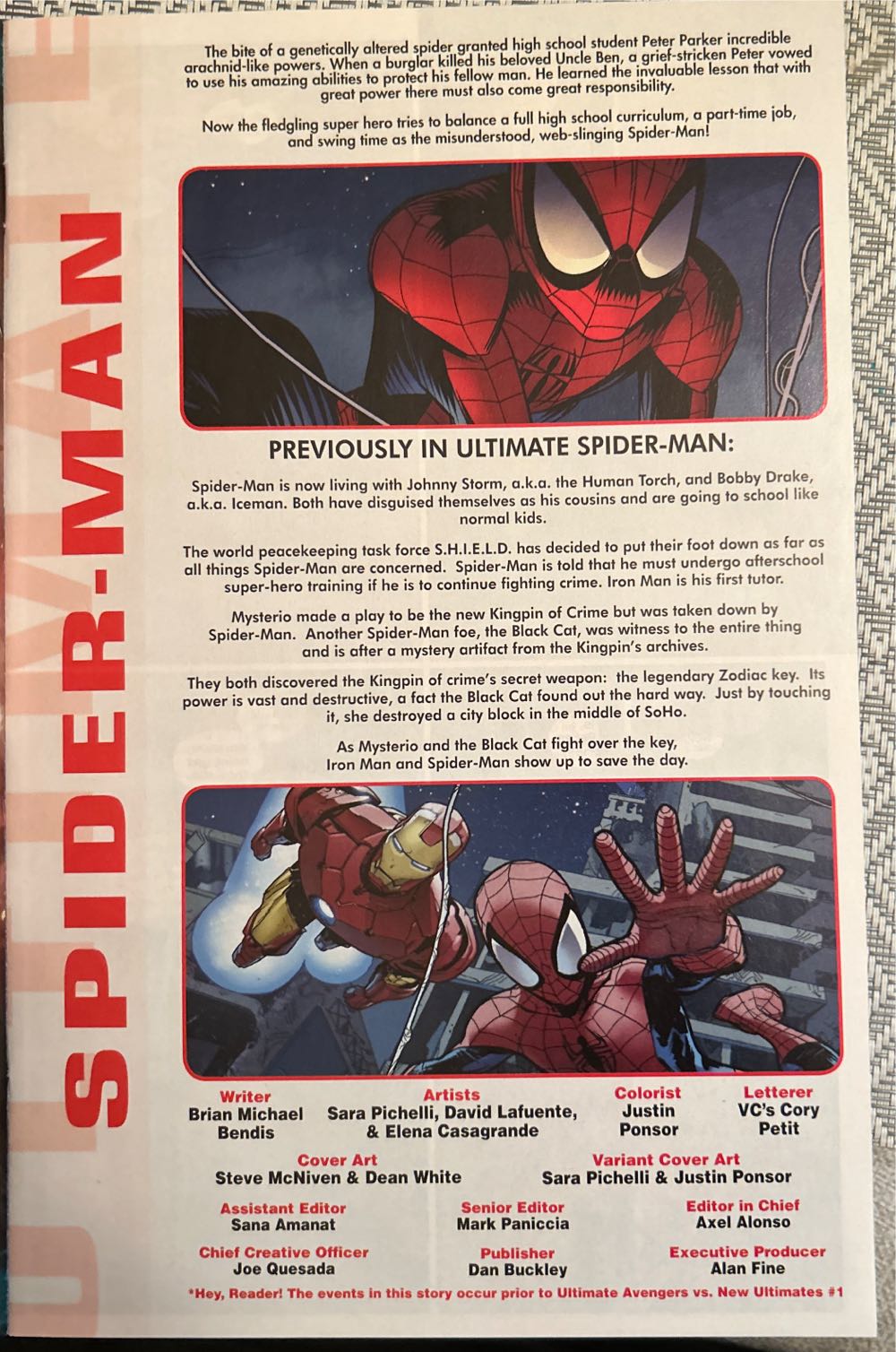 Ultimate Spider-Man - Ultimate Marvel/Marvel Comics (154 - Apr 2011) comic book collectible [Barcode 75960607496915411] - Main Image 3