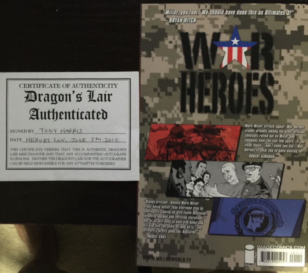 War Heroes - Image Comics (1) comic book collectible [Barcode 709853005957] - Main Image 2