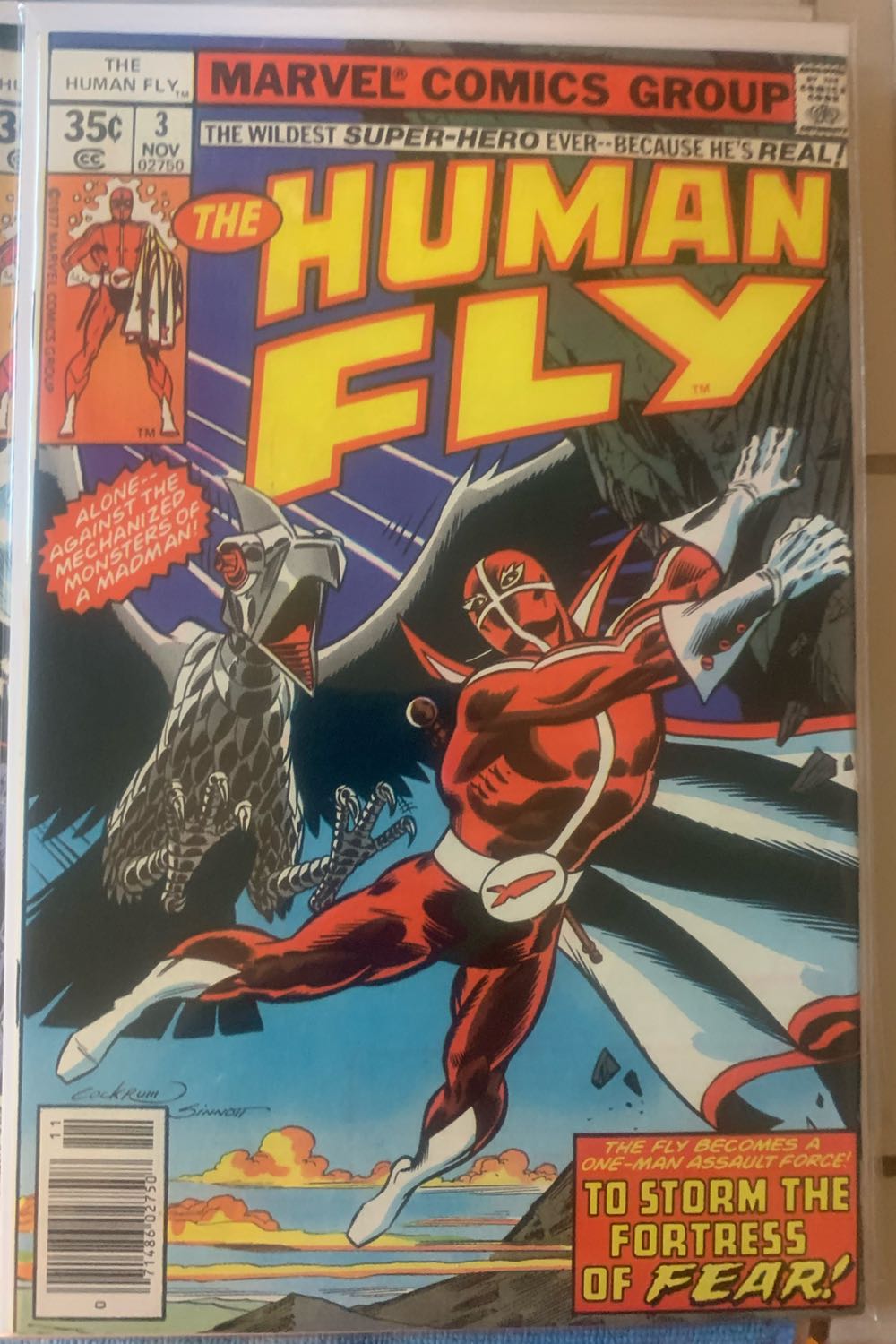 The Human Fly - Marvel Comics Group (3 - Nov 1977) comic book collectible [Barcode 071486027508] - Main Image 3