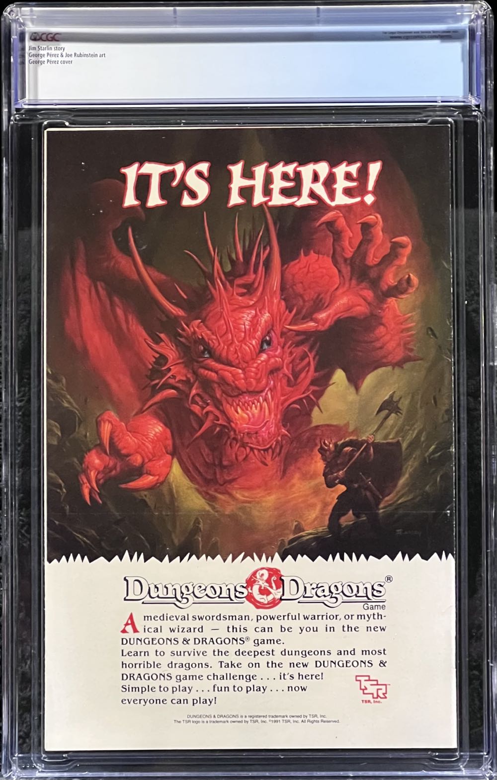 The Infinity Gauntlet #1 - Marvel (1 - Jul 1991) comic book collectible [Barcode 071486017691] - Main Image 2