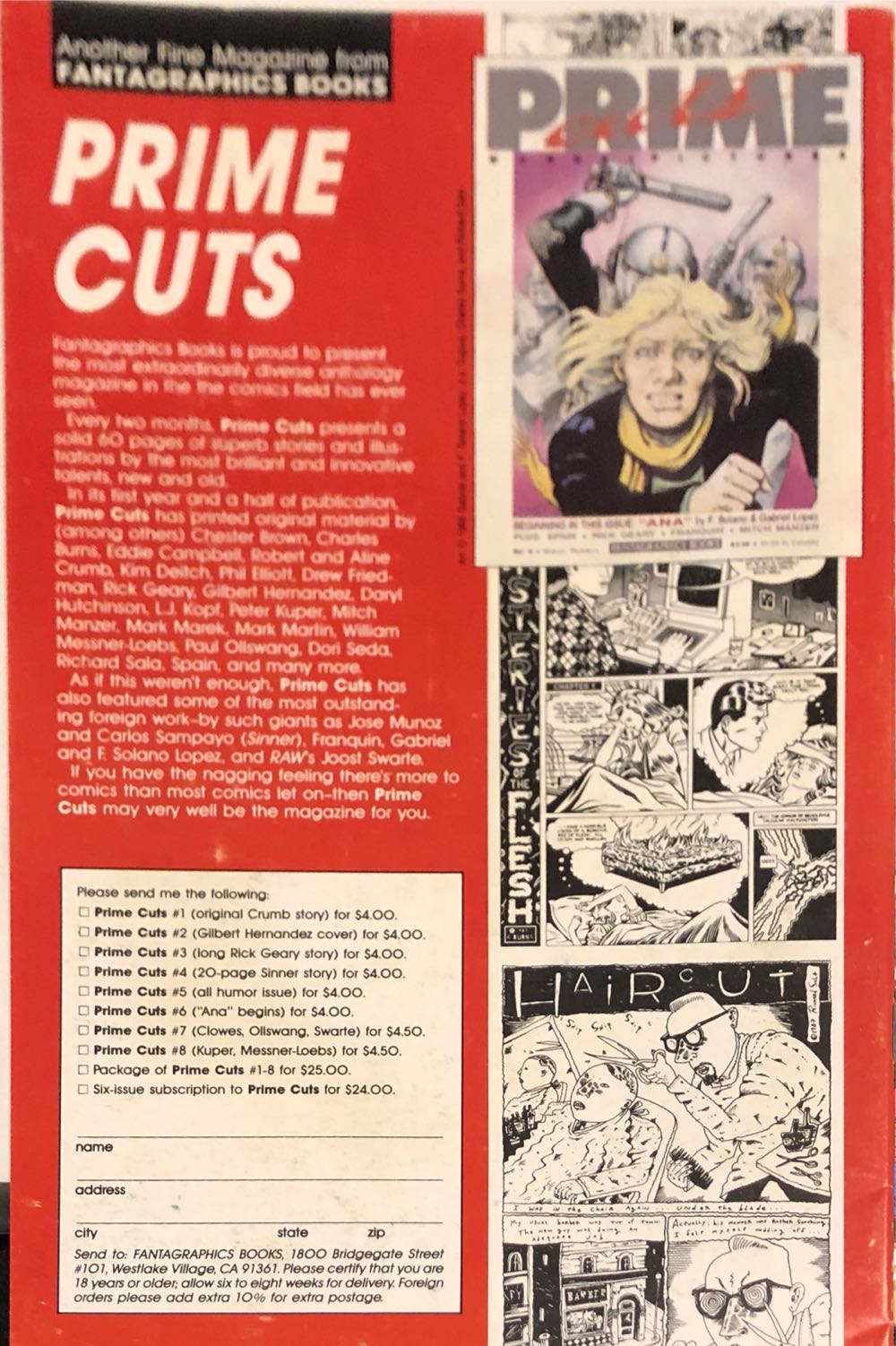 Usagi Yojimbo #10 - Fantagraphics Books (10 - Aug 1988) comic book collectible [Barcode 761568176407] - Main Image 2