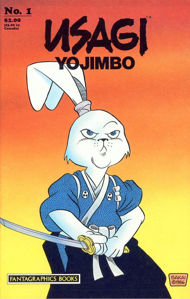 Usagi Yojimbo (Vol.1- Fantagraphics) - Fantagraphics Books (1 - Jul 1987) comic book collectible [Barcode 761568176407] - Main Image 1