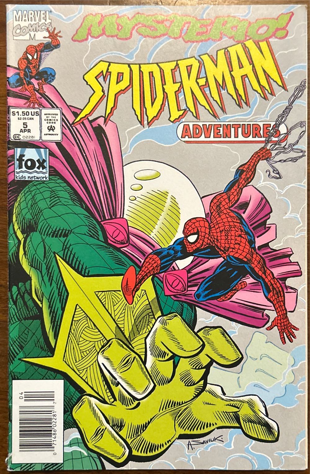 Spider-man Adventures - Marvel (5) comic book collectible [Barcode 07148602281704] - Main Image 2