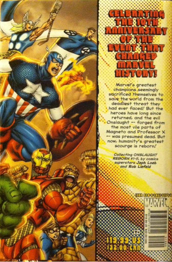 Onslaught Reborn - Marvel comic book collectible [Barcode 9780785131342] - Main Image 2