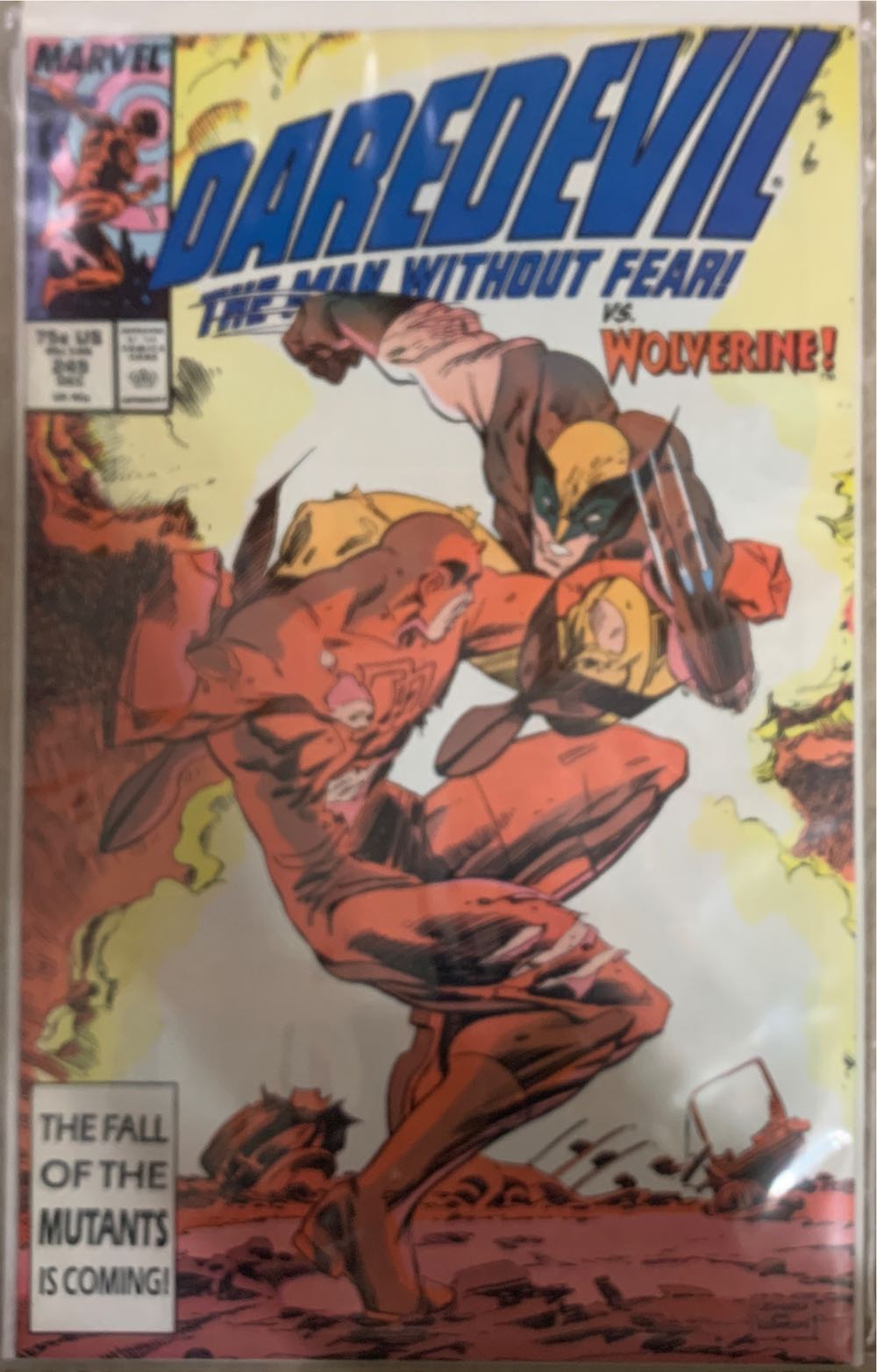 Daredevil - Marvel (249 - Dec 1987) comic book collectible [Barcode 071486024590] - Main Image 2