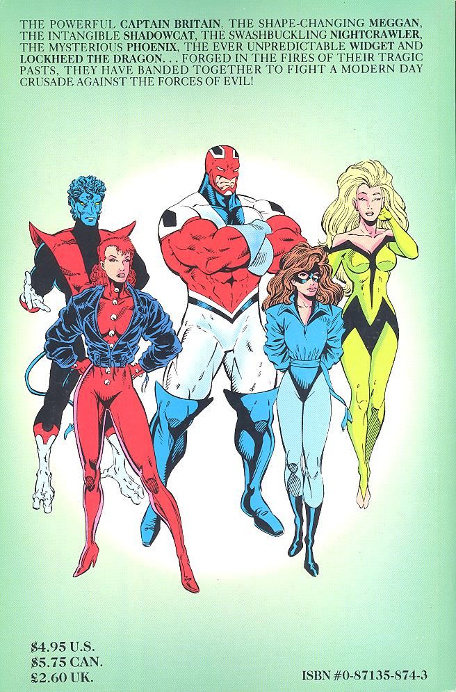 Excalibur: Air Apparent (1991) - Marvel (1 - Dec 1991) comic book collectible [Barcode 0871358743] - Main Image 2