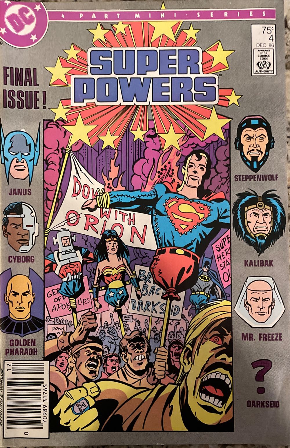 Super Powers (Vol. 2) - DC (4 - Dec 1985) comic book collectible [Barcode 070989317659] - Main Image 2