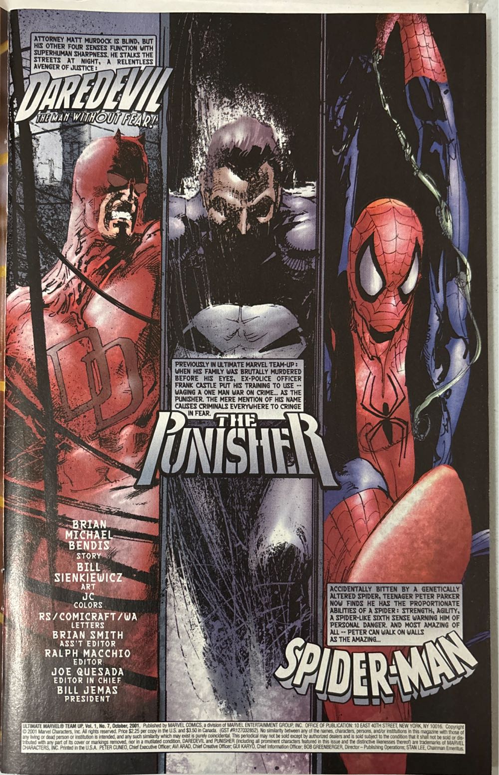 Ultimate Marvel Team-Up - Marvel Comics (7 - Oct 2001) comic book collectible [Barcode 75960605088800711] - Main Image 2