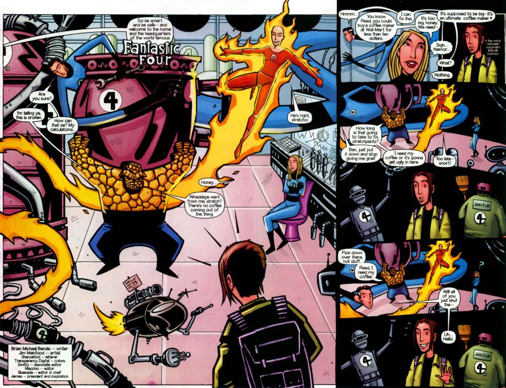 Ultimate Marvel Team-Up - Marvel Comics (9 - Dec 2001) comic book collectible [Barcode 75960605088800911] - Main Image 2