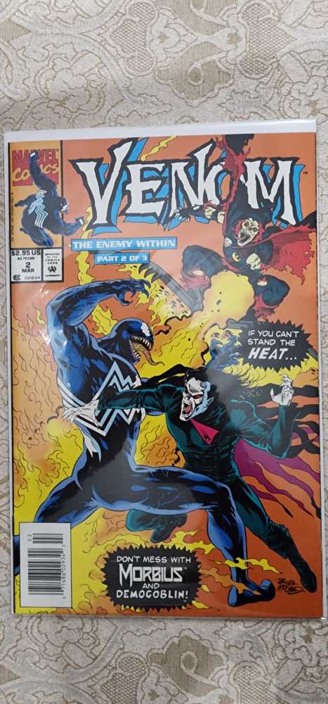 Venom (The Enemy Within) - Marvel Comics (2 - Mar 1994) comic book collectible [Barcode 071486029342] - Main Image 2