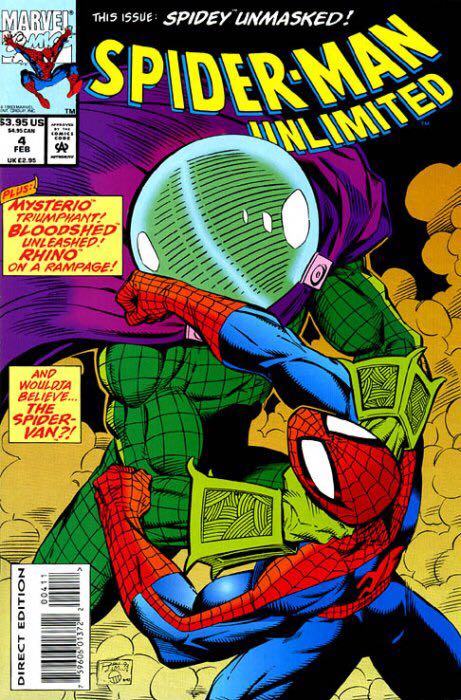 Spider-Man Unlimited - Marvel Comics (4 - Feb 1994) comic book collectible [Barcode 75960601372200411] - Main Image 1