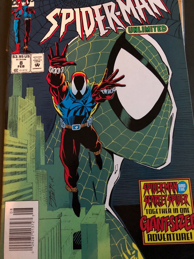 Spiderman Unlimited  (8) comic book collectible [Barcode 725274013722] - Main Image 1