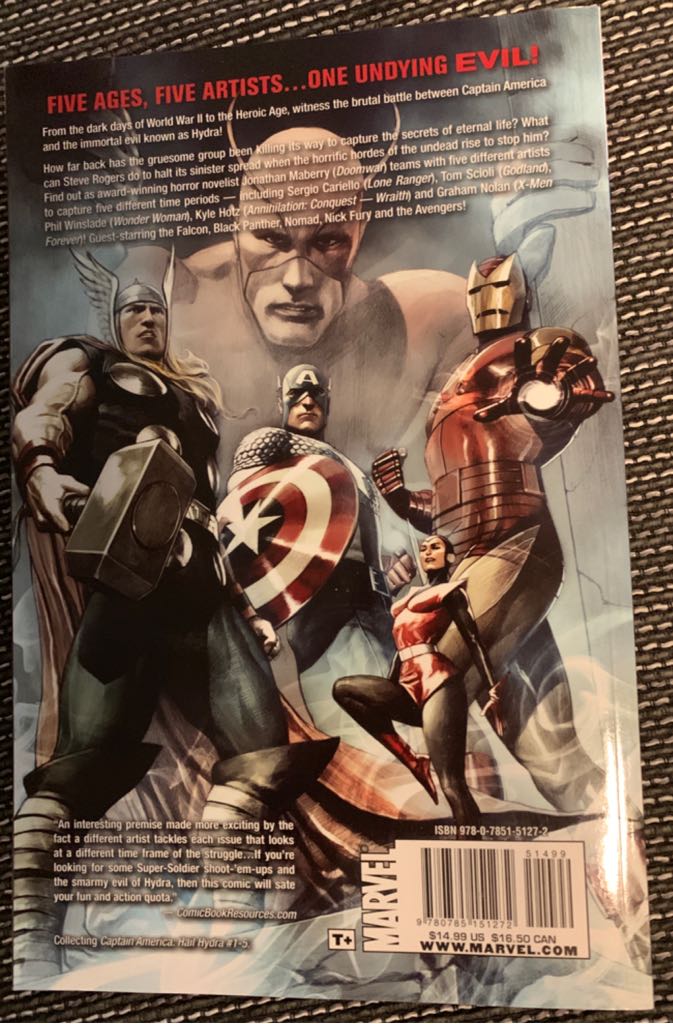 Captain America: Hail Hydra - Marvel Comics (1-5) comic book collectible [Barcode 9780785151272] - Main Image 2