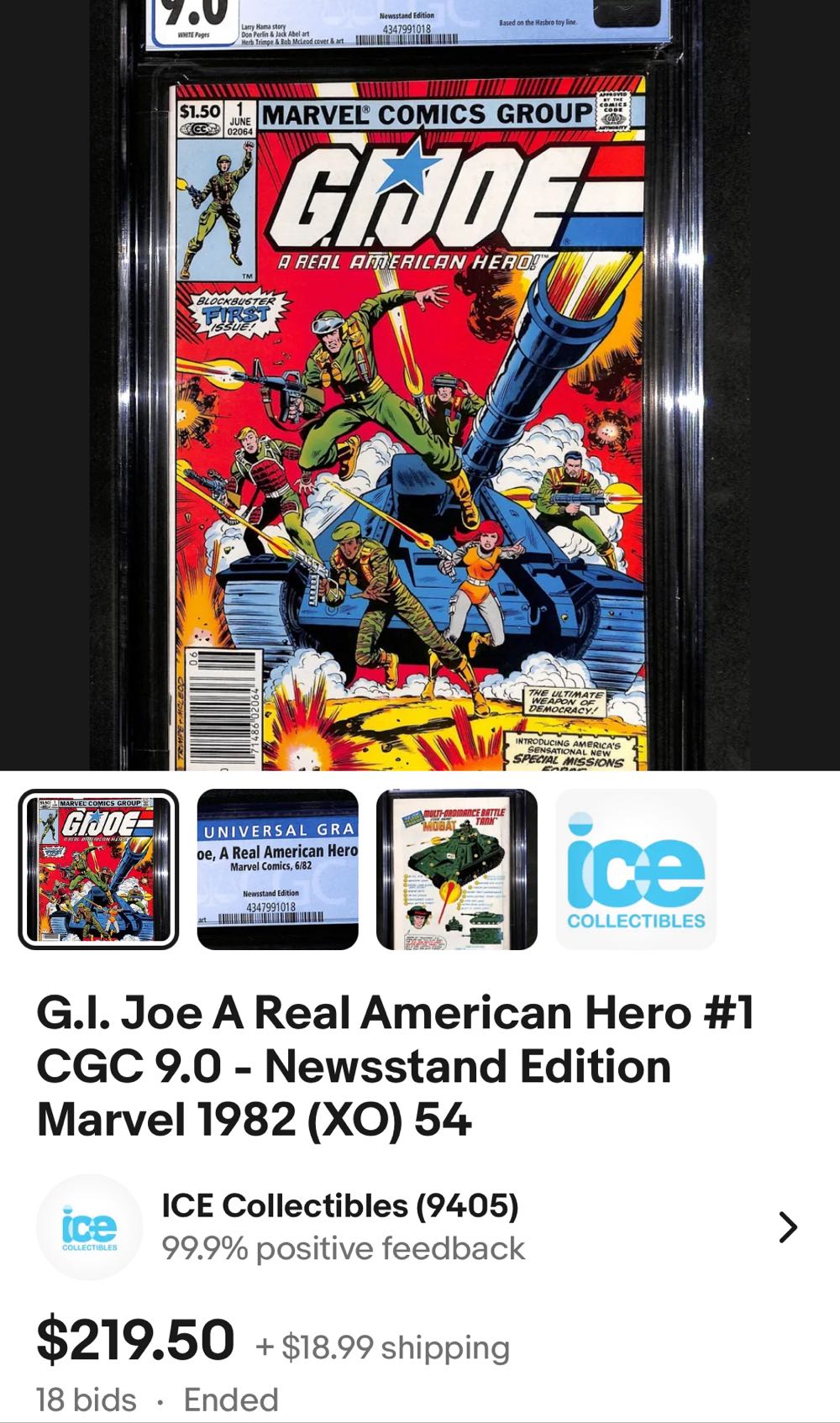 G.I. Joe A Real American Hero! - Marvel (1 - 06/1982) comic book collectible [Barcode 071486020646] - Main Image 3