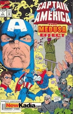 Captain America: The Medusa Effect - Marvel (1 - Mar 1994) comic book collectible [Barcode 759606020928] - Main Image 1