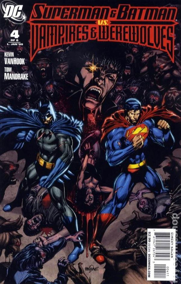 Superman And Batman Vs Vampires And Werewolves (4) comic book collectible - Main Image 1