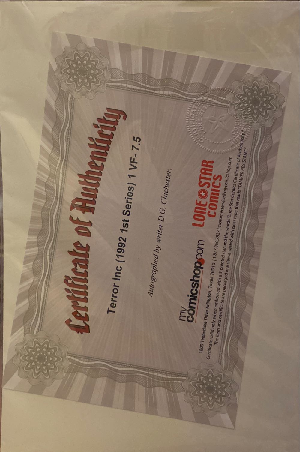 Terror Inc. - Marvel Comics (1 - Jul 1992) comic book collectible [Barcode 759606063444] - Main Image 2