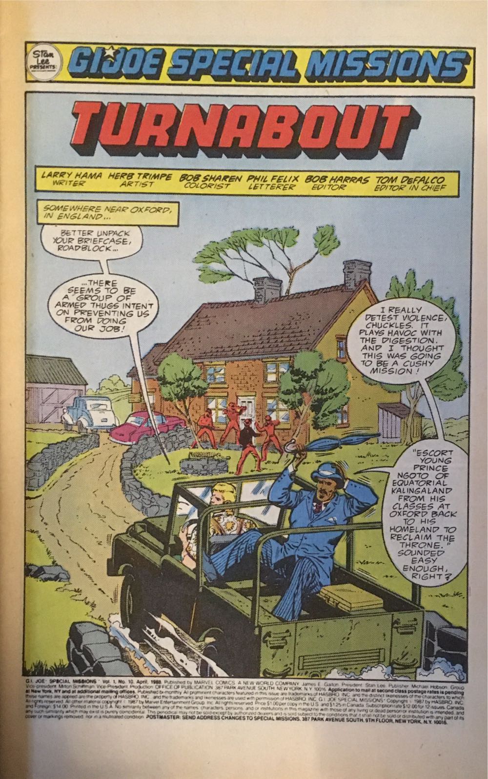 G.I. Joe: Special Mission (1986) - Marvel Comics (10 - Apr 1988) comic book collectible [Barcode 071486024521] - Main Image 4